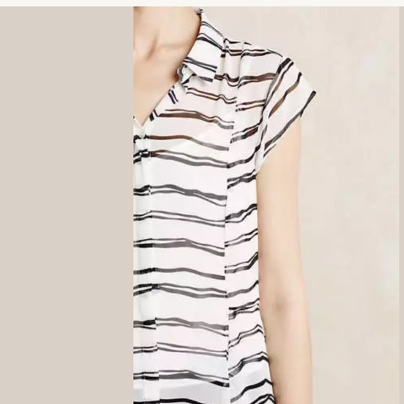 Anthropologie MEADOW RUE WALKING TOUR Tunic Top - Picture 4 of 4